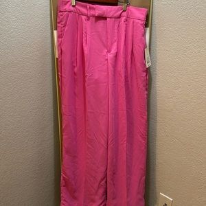 NWT! A New Day Hot Pink Flare Pants